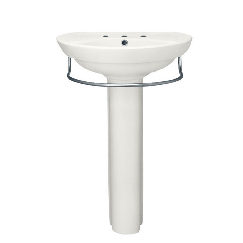 American Standard 0268.800.020 Ravenna Complete Pedestal Sink with 8